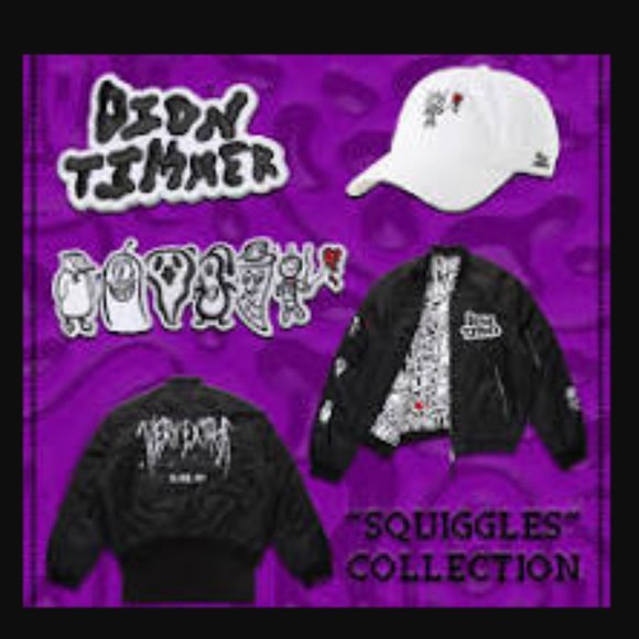 DION TIMMER SQUIGGLES BOMBER JACKET SIZE S - Picture 4 of 5